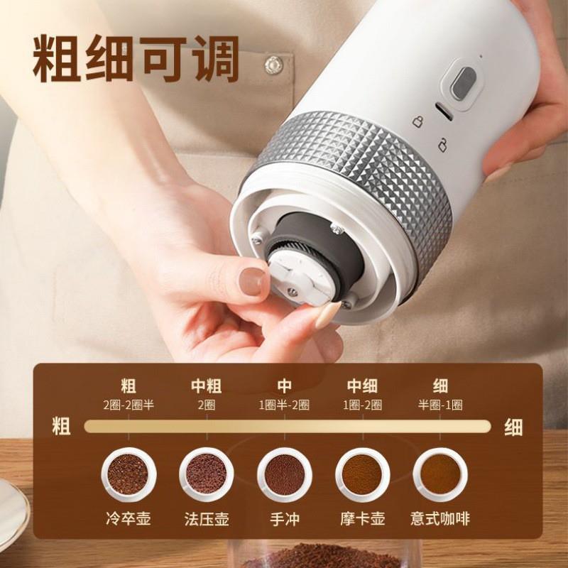 电动磨豆机全自动意式手冲咖啡豆调粗细研磨器