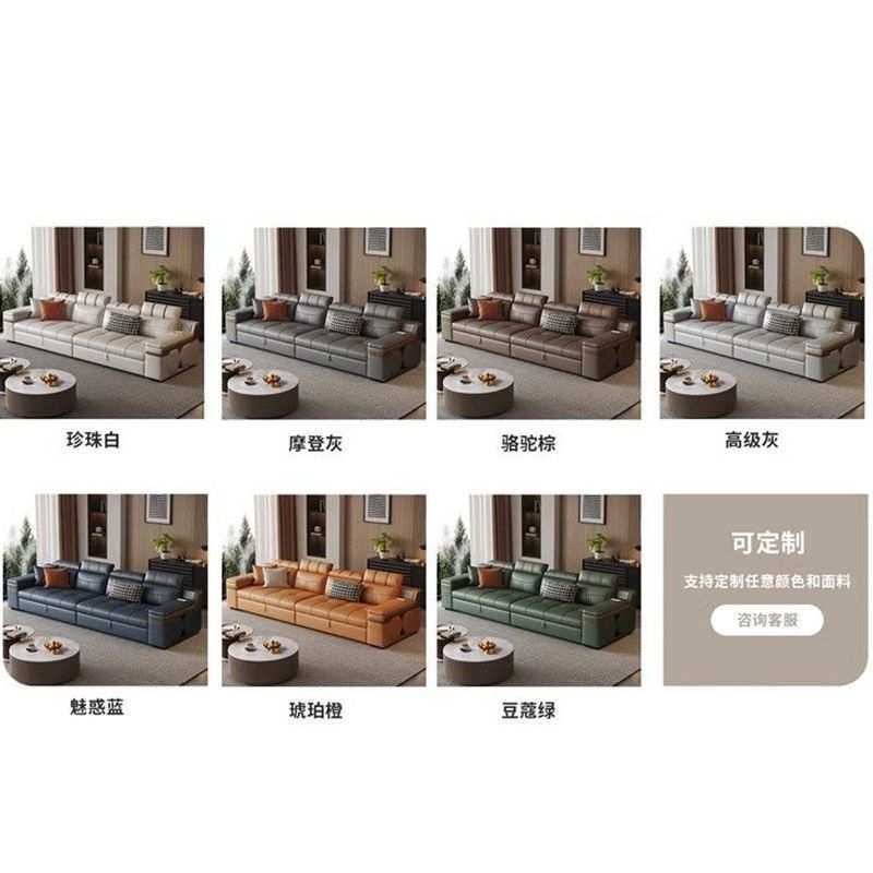 新款直排两用沙发床可折叠耐磨猫抓皮小户型客厅多功能储物沙发