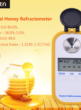 DR301 BRIX0-90波美度水分数显折射仪数字蜂蜜糖度测量仪糖度计