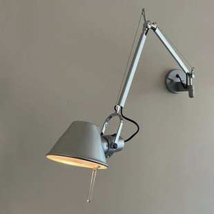 意大利Tolomeo壁灯意式极简后现代创意卧室床头机械摇臂伸缩壁灯