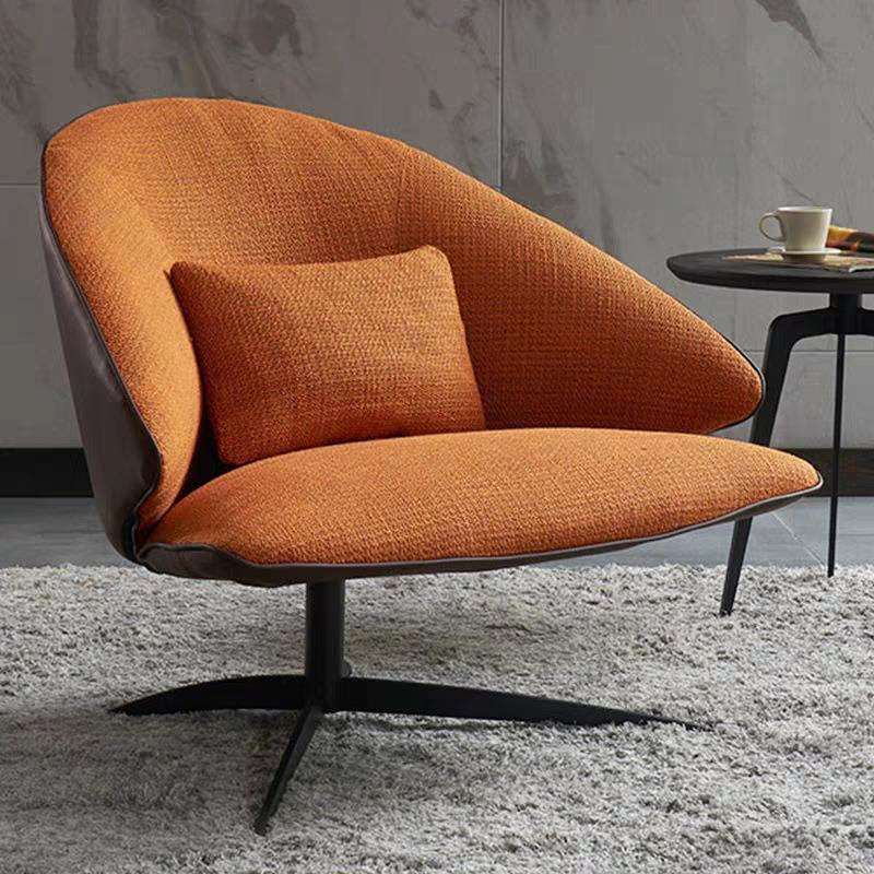 北欧单人沙发椅简约设计师休闲老虎椅客厅轻奢创意舒适现代网红椅
