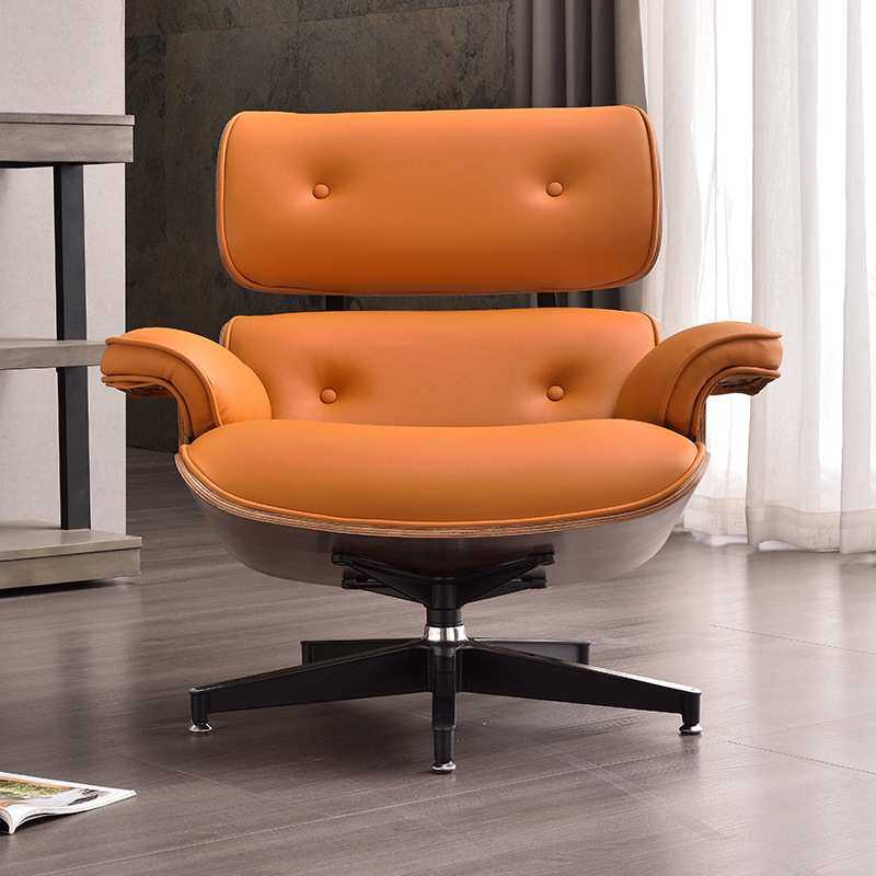 eames单人沙发椅伊姆斯躺椅办公商务旋转椅懒人沙发椅休闲
