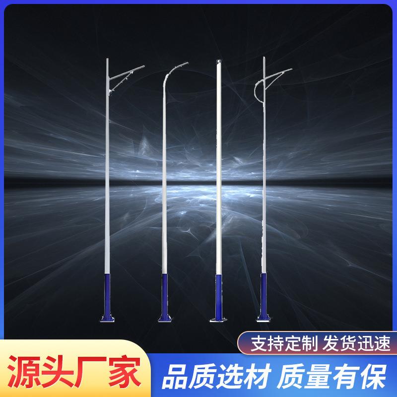 太阳能A字臂路灯3米3.5米4新农村双头小区庭院灯LED户外道路灯杆6