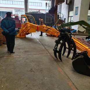 7.8米抓木机可以安装 到车上固定抓木机360度旋转抓木机挖机臂