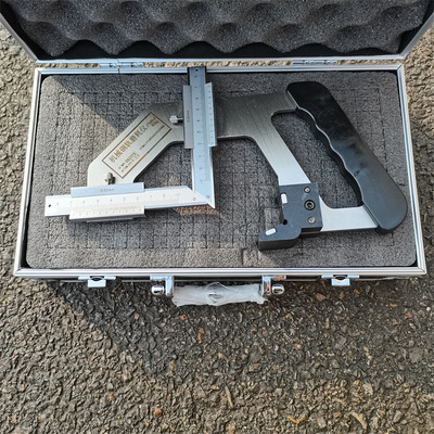 JTMH数显机械钢轨磨耗仪  GMC-50钢轨端面检测尺 数显轨底坡测量