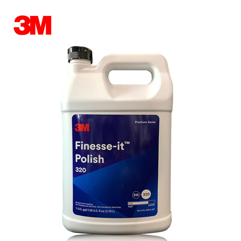 3M320工业抛光液 家具漆面划痕蜡油漆修复白蜡 汽车钢琴漆面