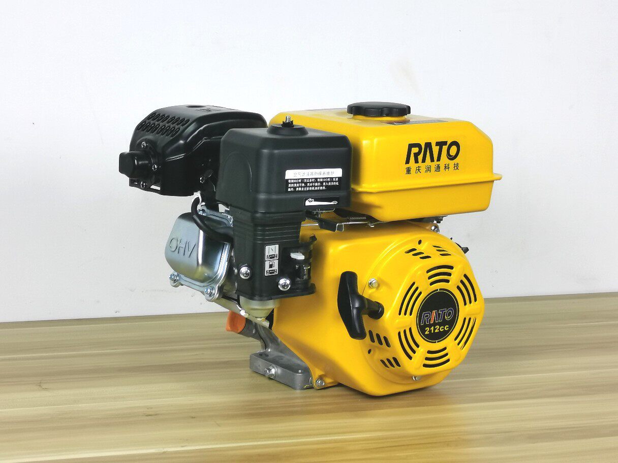 润通Rato小型单缸212cc170f汽油发动机7.5马力Hp工程机用船挂喷雾