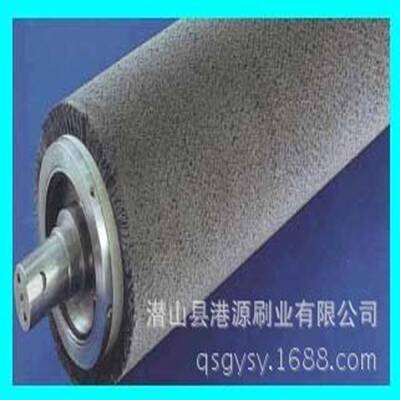 厂家销售清洗抛光研磨除锈防尘清理工业毛刷辊 尼龙丝工业毛刷滚