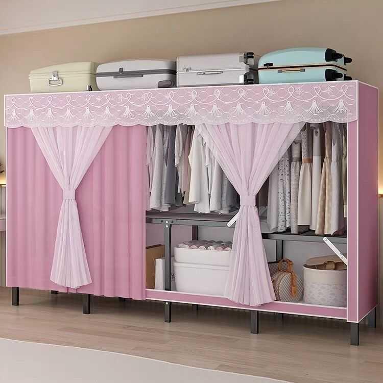 简易衣柜家用室组装布艺收纳柜卧子出房型用现代简61838741约经济