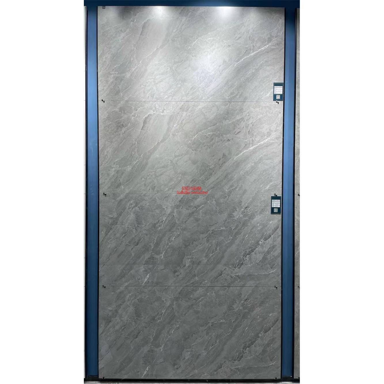 灰色750X150无线砖连纹光通体大理0石瓷客厅餐厅哑柔光客厅H27800