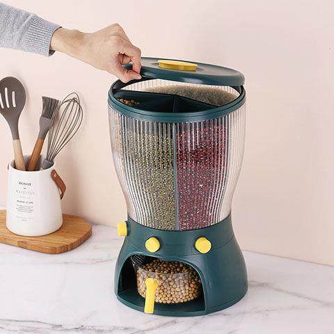 装米桶防虫防密封分加厚缸旋转米隔五谷杂粮分类收纳家用储UWX潮,家装主材,米桶,淘宝优惠券,粉丝福利购,淘宝优惠卷