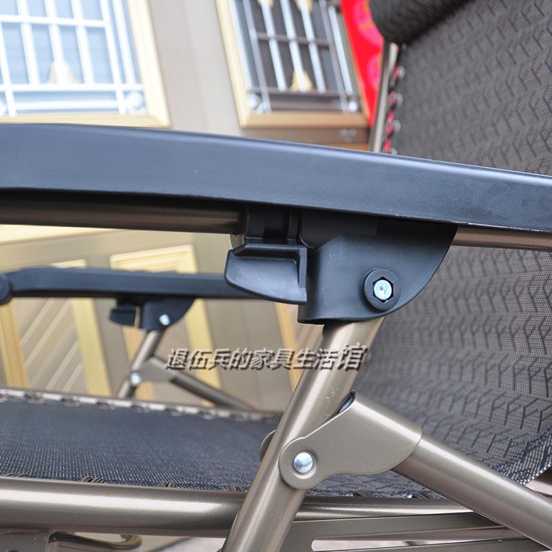 4I躺椅闲叠椅折子午休午睡床单人海WDA椅阳台晒太阳懒人家用休椰