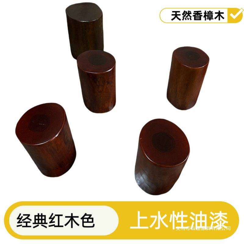 实木墩子樟木凳子根雕原木树桩茶几树墩底座圆凳家用木桩摆件木头
