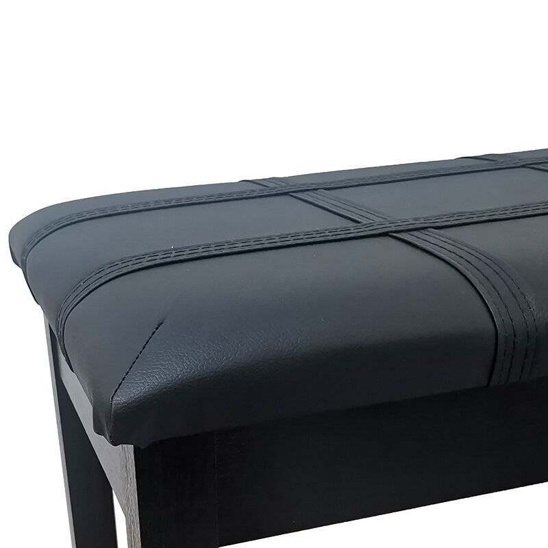 实木双人钢琴凳带书箱凳子直脚加厚海绵坐垫琴凳电儿童凳乐器