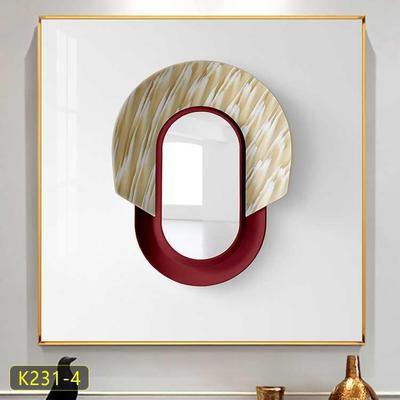 奢轻正室方形挂正方形挂画立感客厅沙发背景装饰画卧抽体象几何壁