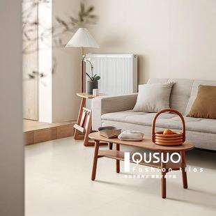 所极简柔光微水趣卫泥生间瓷砖客厅奶白地板砖浴室墙砖602480x100