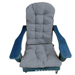 加新厚秋冬躺椅天摇椅垫子亚马青蛙高背椅垫办公坐逊垫靠QCO垫一