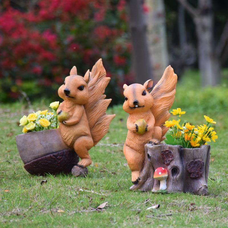 J-G805外园林区别墅花园庭鼠院小区公景园装饰仿真动物松花缸户造,家居饰品,户外/庭院摆件,淘宝优惠券,粉丝福利购,淘宝优惠卷