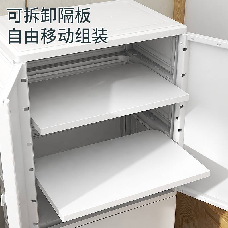 2022新款小恐龙儿童衣柜家用储物柜玩具衣物储物柜卡通简易衣柜子