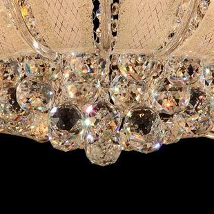 现灯简约吸代顶937灯具水晶灯厅餐厅灯卧室聚客宝盆饰2045