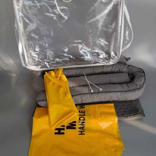 万用吸液套件包灰色化学危险品套件包化工废液处理WY通用型工具包