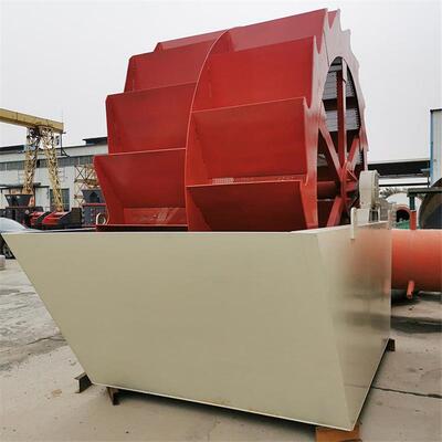 沙场设用河轮斗砂石双排轮斗清洗机沙泥土叶轮式洗砂机斗人工沙清