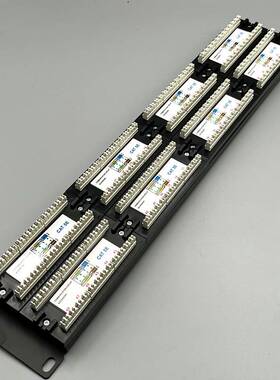 通用48口超五类配线架19英寸网络机柜配线架cat5e UTP