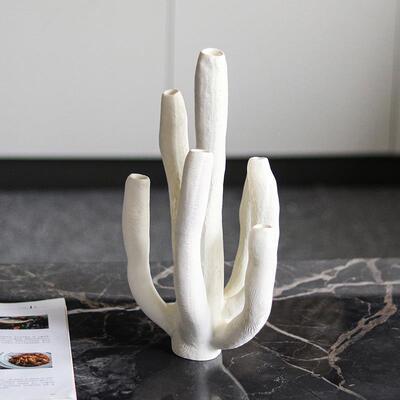 创意抽艺象珊瑚异型艺术工装摆件前台玄关SPZ书房样板间品软装饰