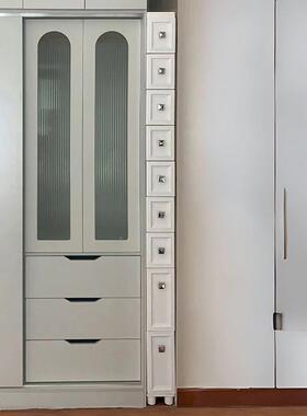 14M厨房夹缝抽屉式收纳柜简欧约柜式窄柜18宽C缝隙UOG22卫生间置