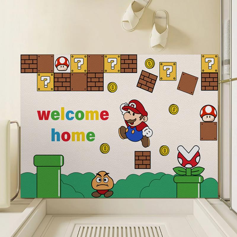 #S8D入7户门地垫进门脚垫pvc皮革门耐垫脏免洗擦洗L-101896防滑室