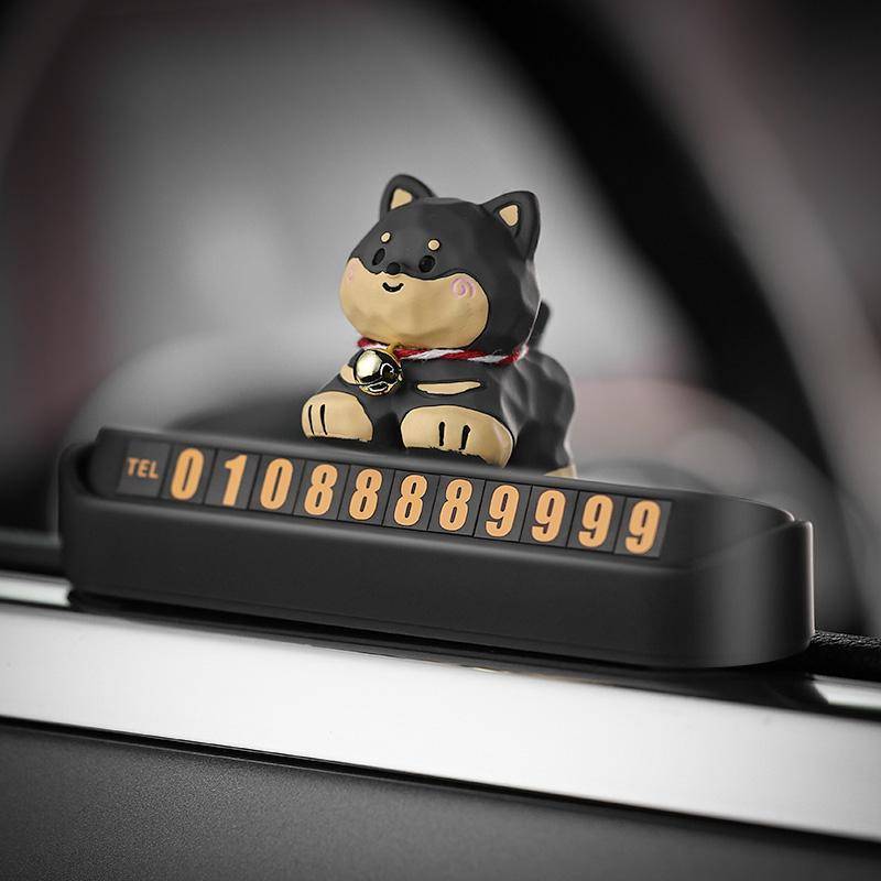 汪汪小队汽车临时停车电话号码牌车载挪车牌车内摆件装饰用品大全