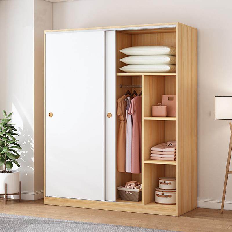 家衣柜用卧室现简约出租房用推拉代门童收儿纳yigui简易实木质储,住宅家具,独立衣柜,淘宝优惠券,粉丝福利购,淘宝优惠卷