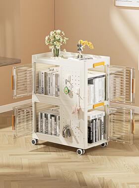 书箱家B-7230折叠收纳箱多能功双用开门整理箱可带洞洞板可移动储