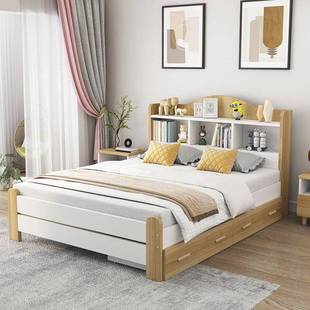 2500gYl双a简现代木床1.5米实床家用人床成x 泰迪幼犬犬粮 贵宾 NuSun