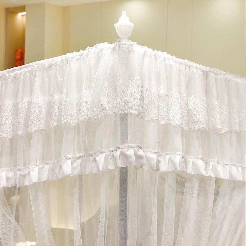 品纯色简约宫廷蚊上三帐开门落HH-2025-地款加大加高家用蚊帐床用