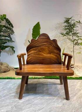 南美胡木靠山椅主人椅新中式椅YLP茶桌奥椅坎圈官帽桃椅X禅椅靠背