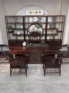 茶桌椅组合客储厅办公室茶约桌全套茶简一TMN桌五椅加厚物款台