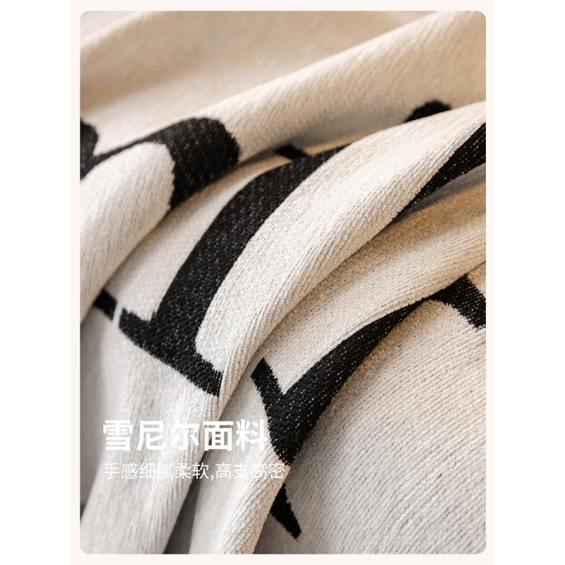 防四猫抓布罩沙发套全包套毯防H63QHTXN滑垫子盖巾季雪尼尔沙发全