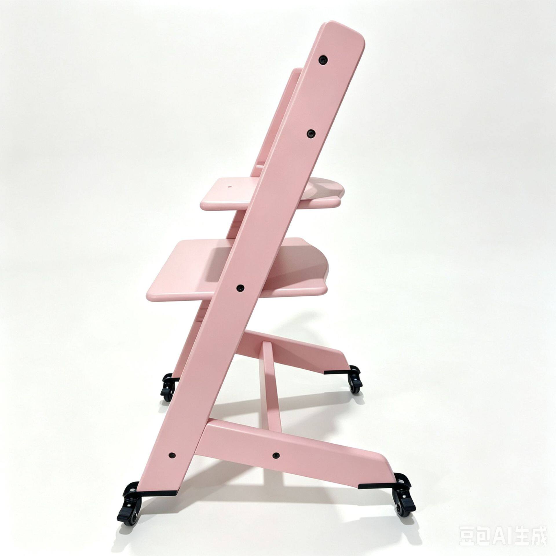 儿童餐椅滑轮成长椅滑轮餐椅移动万向轮宝宝椅子车轱辘方便推拉玩