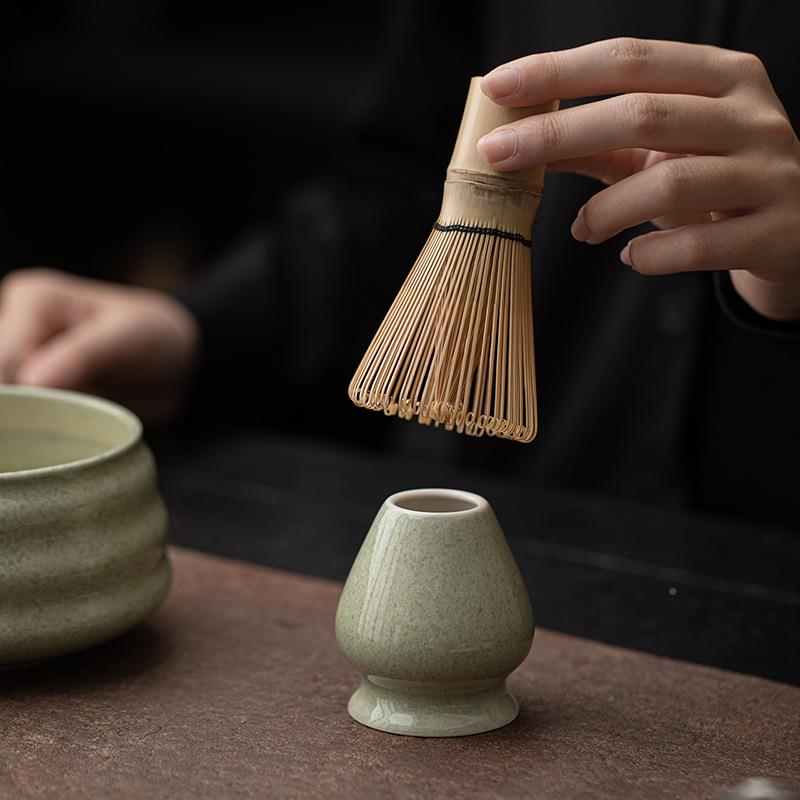 条纹抹八件日式抹茶碗打抹茶点工茶套具陶瓷茶碗茶茶刷茶筅MCTZ25