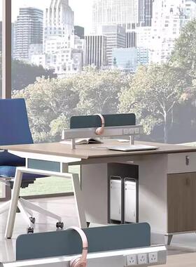职办公桌IAW组合4四6人位简员约现代办公室桌子椅屏风工座位卡电