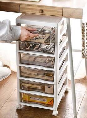 JCV酷抽屉纳式收纳植盒多功能杂物架子公桌办面落地多层书本文件