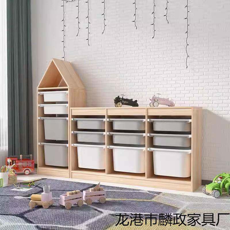 儿童玩具纳柜多功能组合置OMH物架屉式幼抽儿园收大容量实木超储