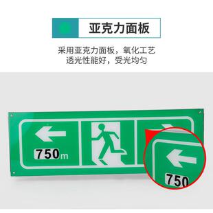 隧隧道电光道电光标识志牌应疏散指紧示灯急防水高速公路急撤离标