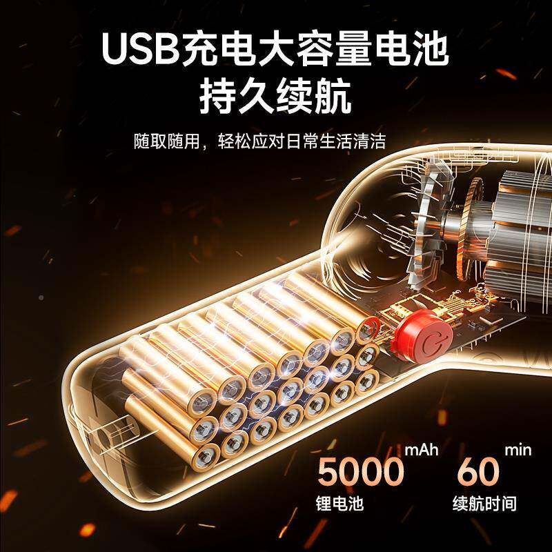 桌面吸尘器家用地毯床上除手无螨90迷你小型橡皮擦汽车持车载车线