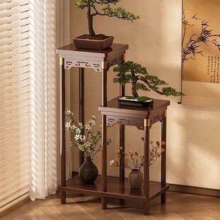 花台中式花架室无品牌/子客内厅落式置物架阳台实木摆件地装饰多