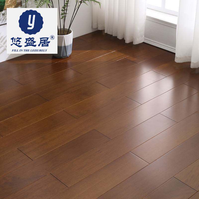 番龙眼纯实木地板原木本色仿古环保家用轻奢灰色厂家直销 18mm