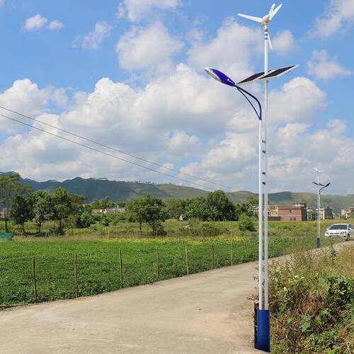中山工厂工程风能能发电AKS路灯8米1l0米一体光化ed风互补路光灯