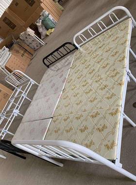 单折UDT叠单人折叠床四折床双人折叠层床陪护叠床加固床折成人折