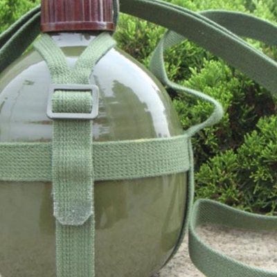 英硕户外库存3522厂87水壶老式圆水壶铝水壶水壶户外草绿收口水壶